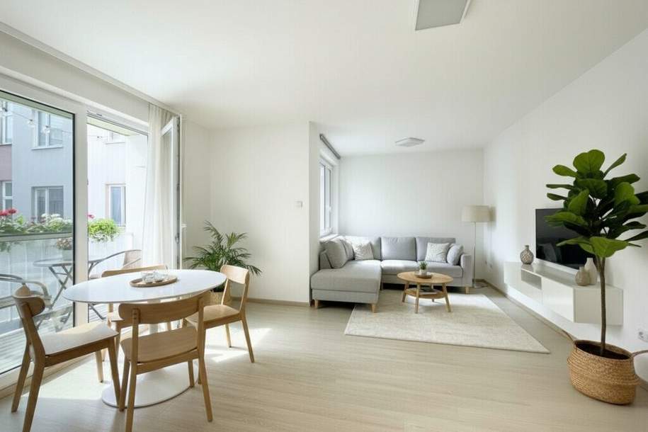 Charmante, 1-Zimmer-Wohnung mit Balkon und Klima in ruhiger Hoflage – sofort bezugsbereit!, Wohnung-kauf, 220.000,€, 1140 Wien 14., Penzing