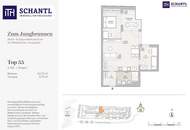 Jetzt Early Bird Aktion sichern! ZUM JUNGBRUNNEN! Ab ins Dachgeschoss! Perfekt aufgeteilte 3 Zimmer inkl. Terrasse! TOP Neubauprojekt + Beste Infrastruktur + Hochwertige Materialien + Garagenplatz optional!