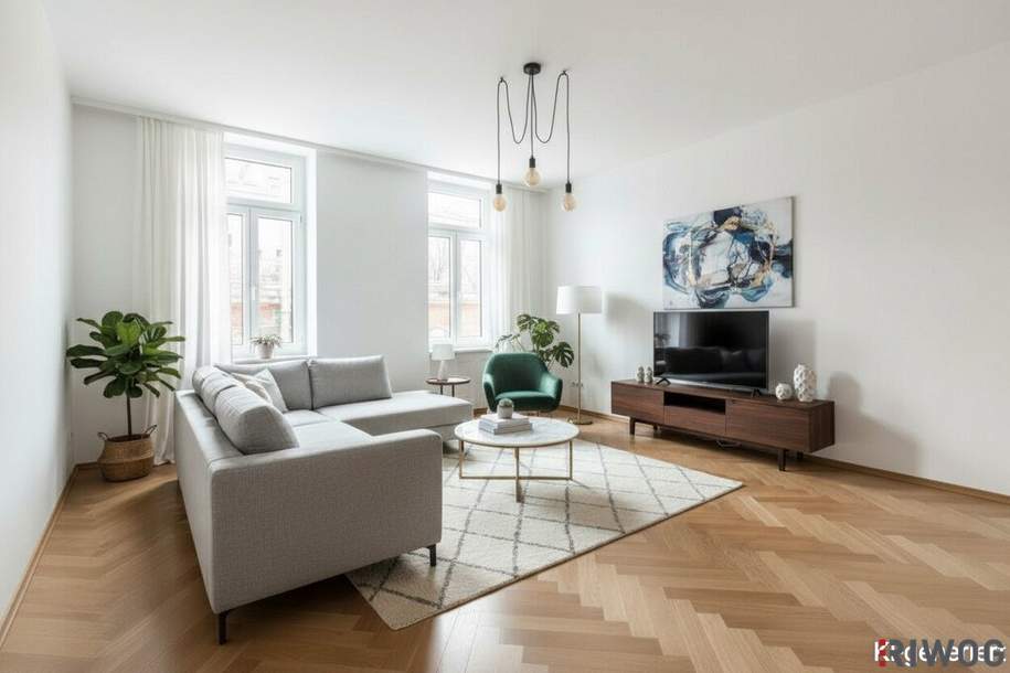 NEUER PREIS | Altbauwohnung mit Innenhof-Loggia und Potenzial zur 4-Zimmer-Wohnung | Ideal auch zur WG-Nutzung | Nähe U4/U6, Währinger Park, Donaukanal, Wohnung-kauf, 325.000,€, 1190 Wien 19., Döbling