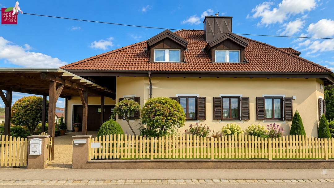 GARTENPARADIES AUF FAST 10.000 M² Exklusives Landhaus mit privater Parklandschaft &amp; Salzwasserpool nahe Wien