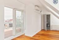 Luxus-Dachgeschosswohnung mit Galerie und zwei Terrassen in bester Lage des 9. Bezirks