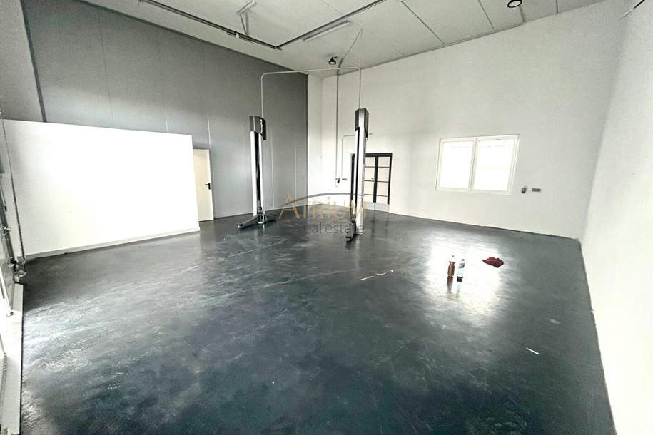 ZUR MIETE// Neubauhalle mit Anlagengenehmigung, Inventar und Hebebühne., Gewerbeobjekt-miete, 724,80,€, 2601 Wiener Neustadt(Land)