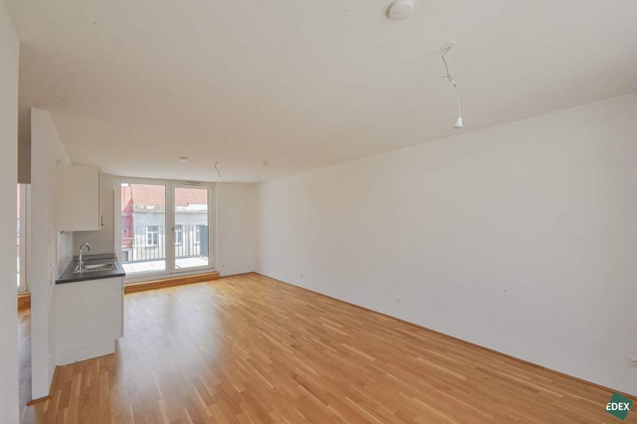 Wunderschöne 2-Zimmer Wohnung mit Balkon, Wohnung-miete, 1.149,00,€, 1200 Wien 22., Donaustadt