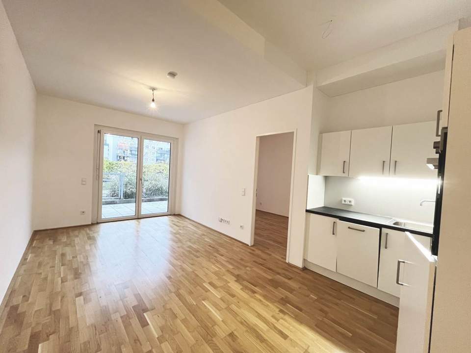 Neubauwohnung mit 2 Zimmern und Terrasse - im Zentrum von St. Pölten!