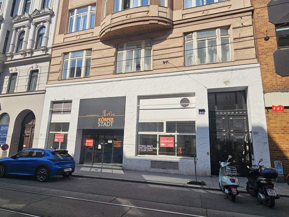 Ablösefreies Geschäftslokal in frequentierter Lage in 1070 Wien-Neubau nähe Bipa, Billa, Spar ideal für Fitnessclub und alle Branchen (ausser Gastro) / Ordination
