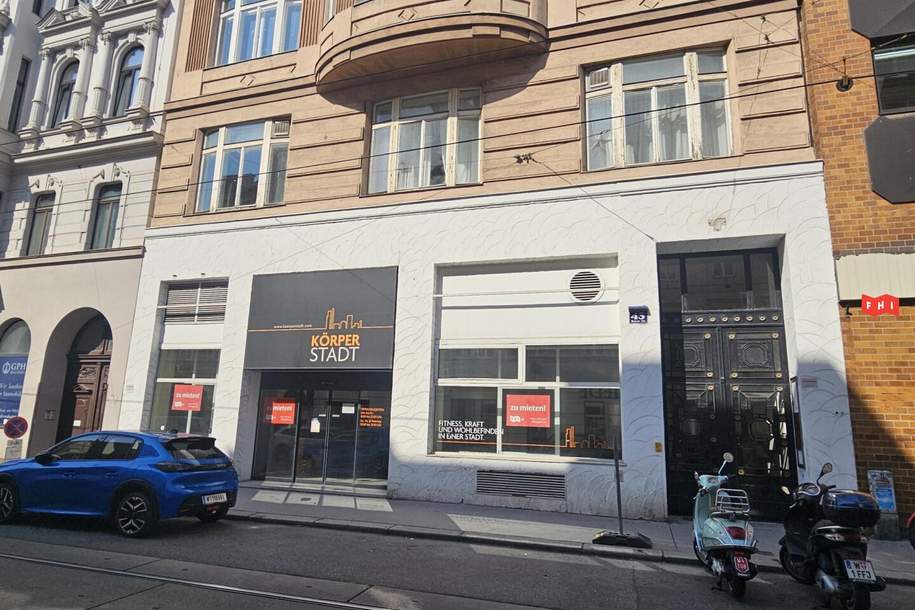 Ablösefreies Geschäftslokal in frequentierter Lage in 1070 Wien-Neubau nähe Bipa, Billa, Spar ideal für Fitnessclub und alle Branchen (ausser Gastro) / Ordination, Gewerbeobjekt-legalform.mietkauf, 10.000,€, 1070 Wien 7., Neubau