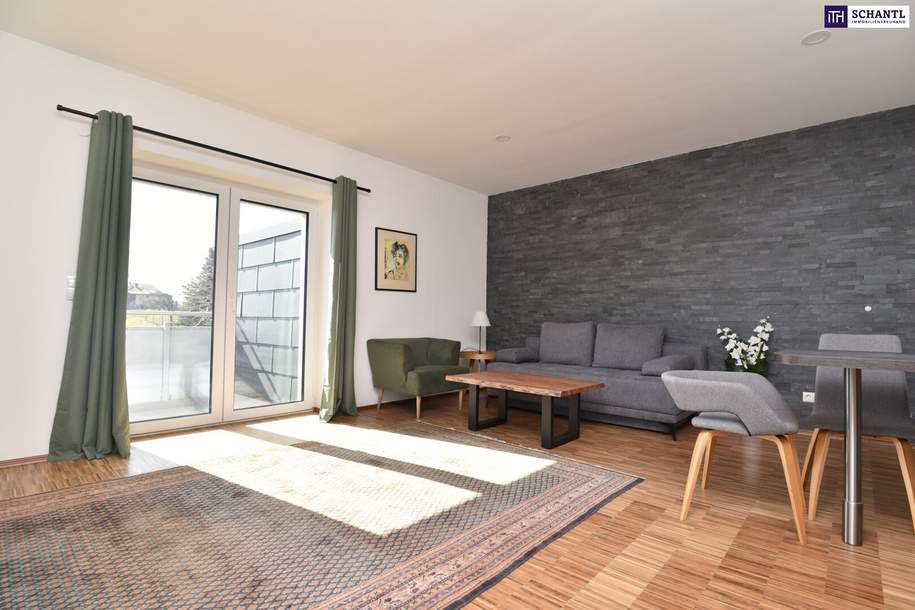 Modernes Wohngefühl mit 30-m²-Terrasse und traumhaftem Weinbergblick – komplett möbliert &amp; sofort bezugsbereit! - Kann auch als FERIENWOHNUNG weiter vermietet werden!, Wohnung-kauf, 190.000,€, 8151 Graz-Umgebung