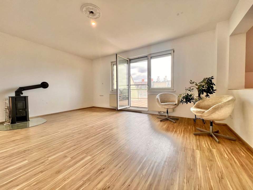 HappyGasse an der Liesing | 2 Zimmer + Dachterrasse