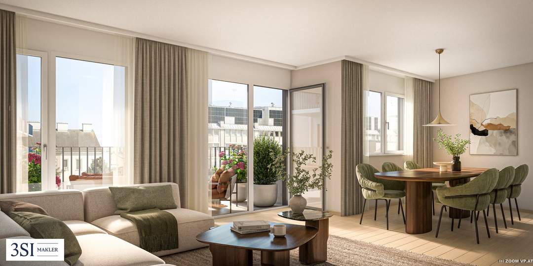 Am Spitz 5: Exklusive 2-Zimmer-Wohnung mit Loggia