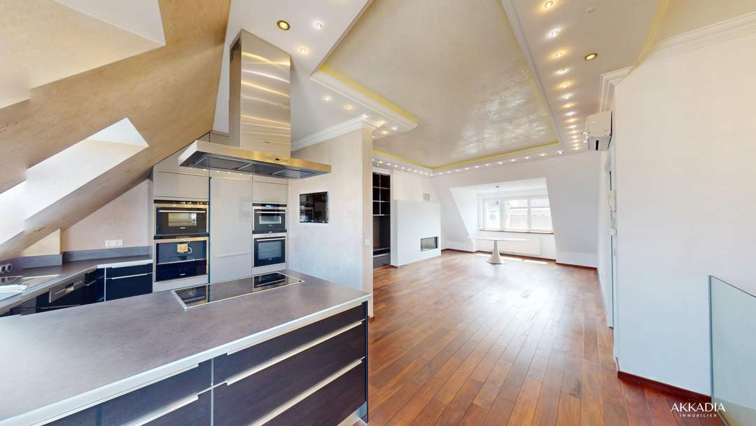 Penthouse mit 360° Weitblick – Exklusives Wohnerlebnis im 4. Bezirk auf zwei Ebenen (inkl. 2 Stellplätzen)
