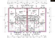 Moderne Doppelhaushälfte in Seebenstein: 5 Zimmer, Garten, Terrasse, Stellplatz, Erstbezug!
