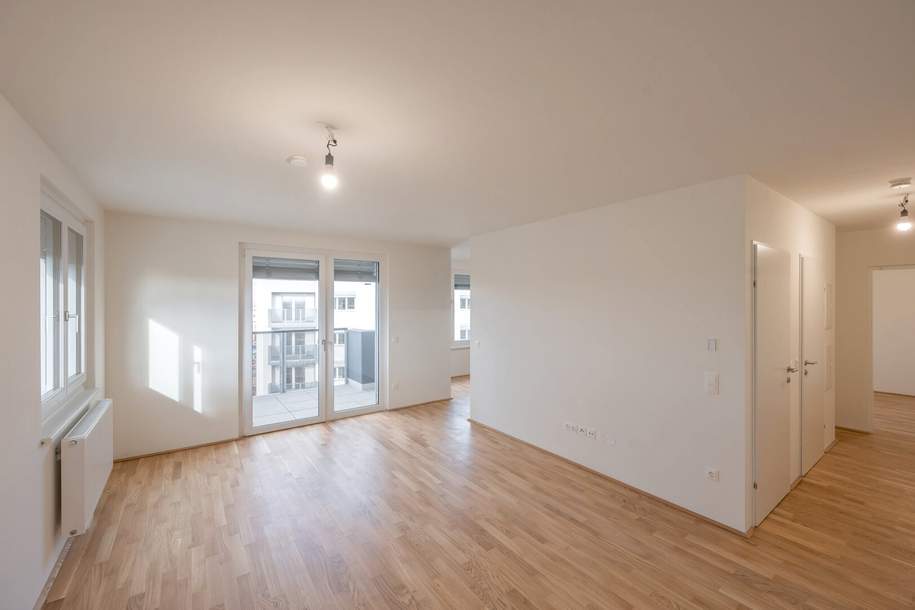 ++PROVISIONSFREI++ Hochwertiger 2-Zimmer Neubau-ZWEITBEZUG mit Balkon/Loggia!, Wohnung-miete, 999,65,€, 1100 Wien 10., Favoriten