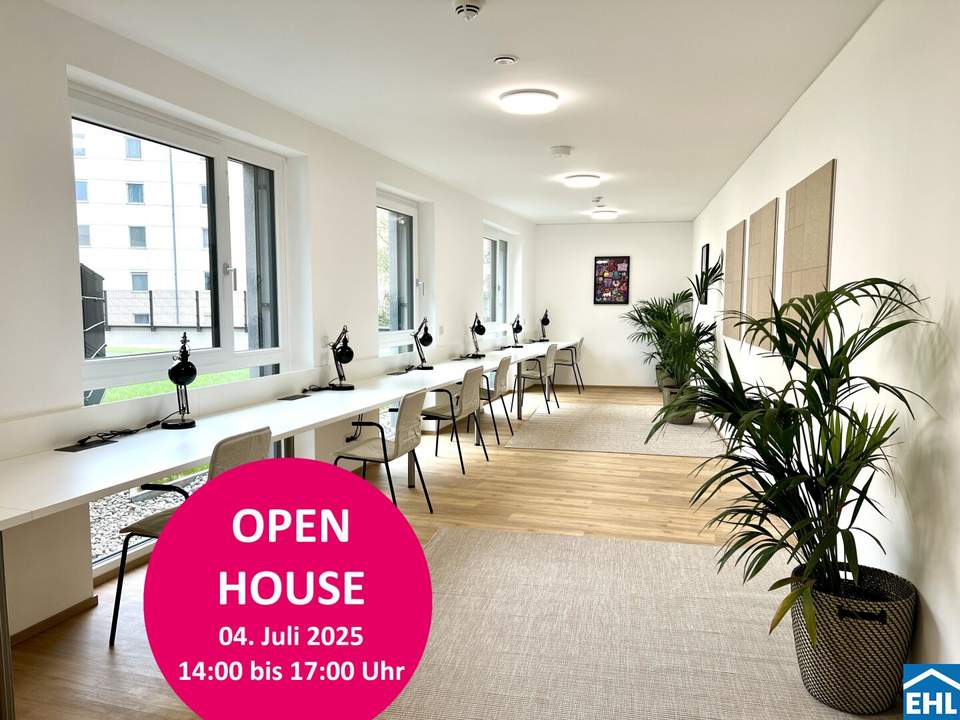OPEN HOUSE AM FREITAG 04.07 von 14.00 Uhr bis 17.00 Uhr – Bulgariplatz 11 OHNE VORANMELDUNG