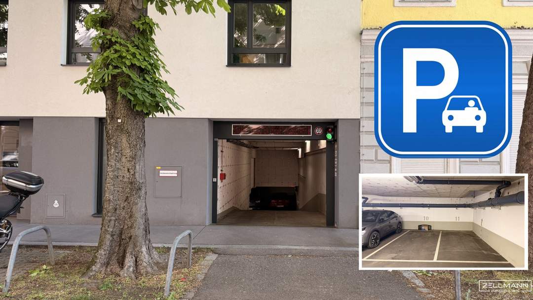 PENZING | Tiefgaragenstellplatz | Kuefsteingasse | Nähe U3 Hütteldorferstraße | ZELLMANN IMMOBILIEN