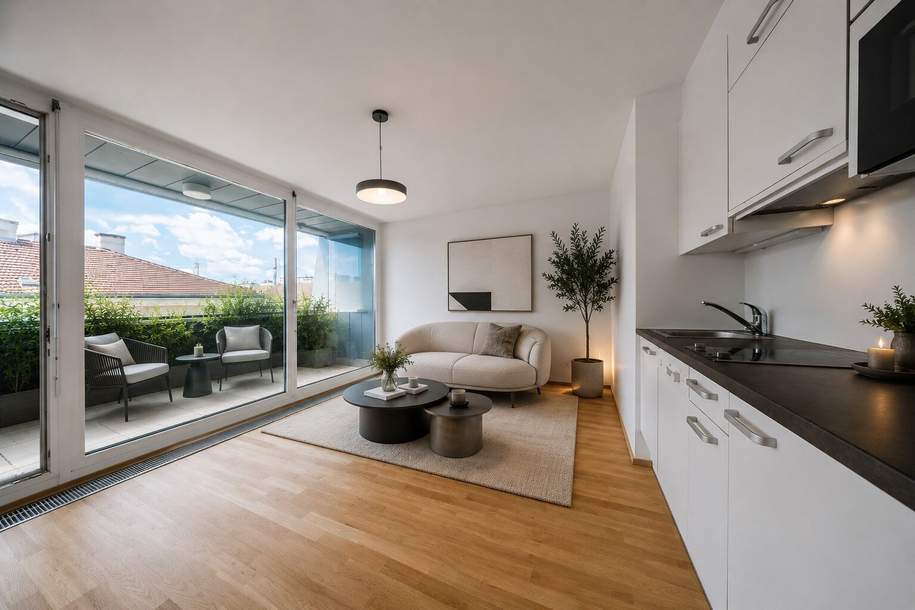 Sonnendurchflutetes Dachgeschossjuwel mit Südloggia &amp; Wintergarten-Potenzial, Wohnung-kauf, 349.000,€, 1030 Wien 3., Landstraße