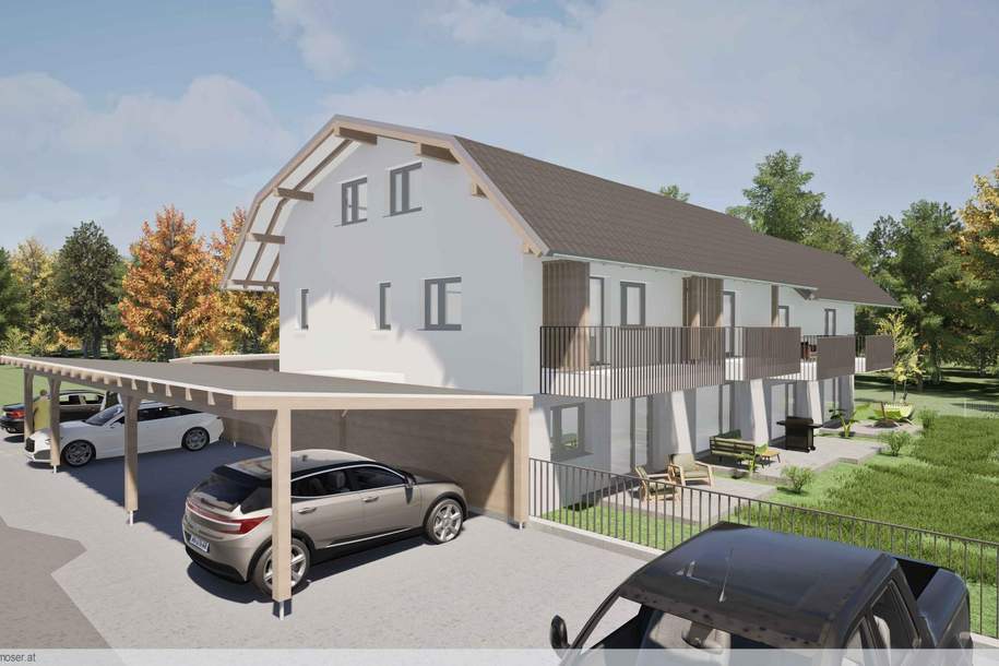 Bauvorhaben: Hochwertige 2 Zi.-Garten-Wohnung mit Carport in bester Lage!, Wohnung-kauf, 265.000,€, 5111 Salzburg-Umgebung