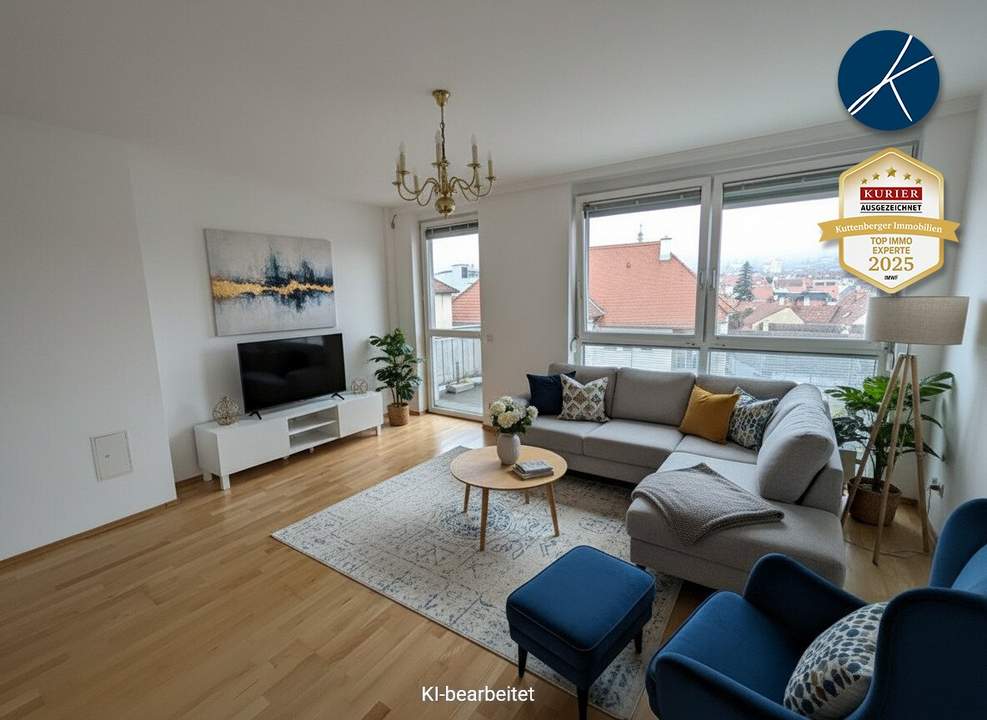 Zentrale Mietwohnung mit Balkon, Garagenstellplatz und Altstadtblick