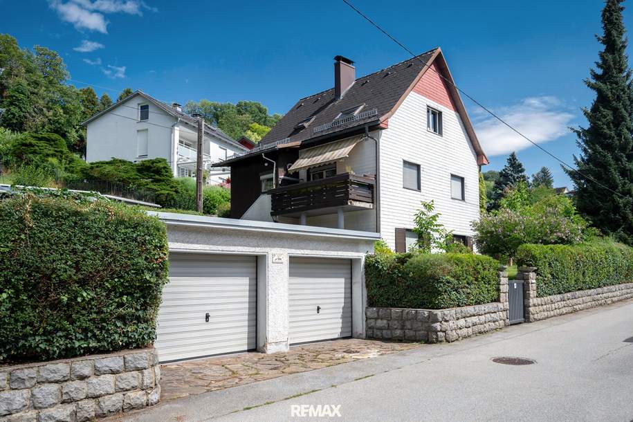 LINZ | ST. MAGDALENA – Zweifamilienhaus mit Garten und Doppelgarage in TOP-LAGE!, Haus-kauf, 499.000,€, 4040 Linz(Stadt)
