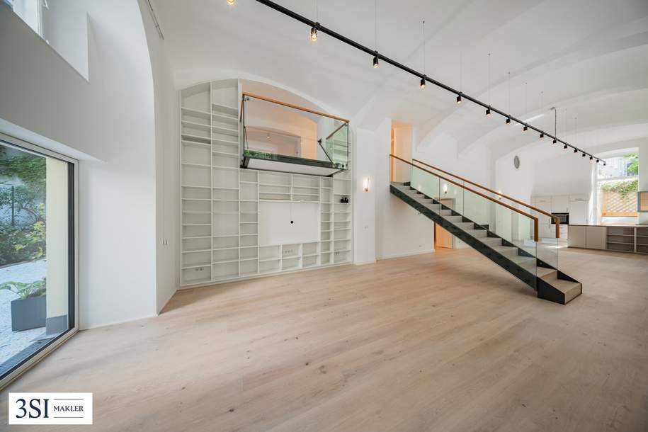 Wohnen beim Schloss Belvedere: Maisonettewohnung mit Loftcharakter &amp; großzügiger Freiflächen, Wohnung-kauf, 2.465.000,€, 1040 Wien 4., Wieden
