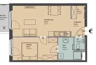 Moderne 2-Zimmer Wohnung mit Balkon