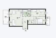 BEIM DONAUUFER: Schöne Familienwohnung im Erstbezug mit zwei Balkonen