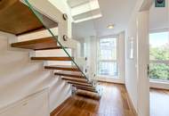 Provisionsfrei: Klimatisierte Dachgeschoss Maisonette mit 2 Terrassen und Kamin nahe Uno City!