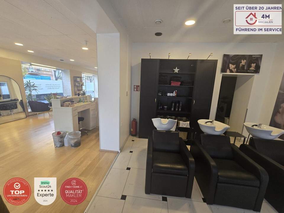 Moderner Beauty- & Friseursalon mit großem Potenzial
