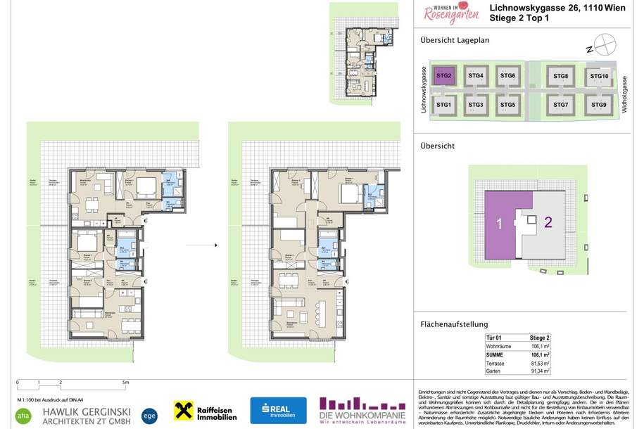 ROSENGARTEN - Ihr neues, grünes Zuhause mit zukunftsweisender Geothermie, Wohnung-kauf, 633.500,€, 1110 Wien 11., Simmering