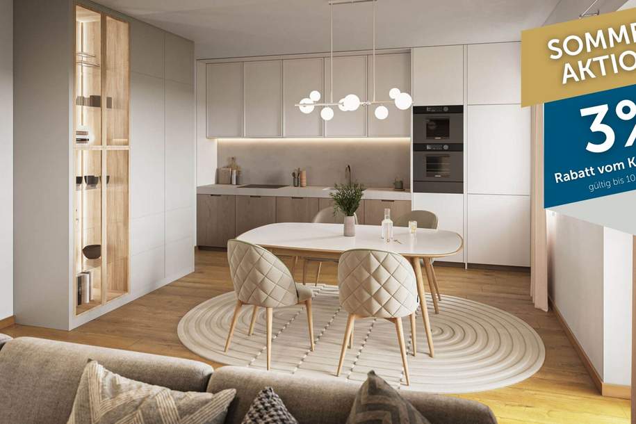 Entzückende Familien-Gartenwohnung | 3 Zimmer | ERSTBEZUG | Hirschstetten, Wohnung-kauf, 456.000,€, 1220 Wien 22., Donaustadt