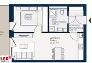 Perfekt aufgeteilte 2-Zimmerwohnung mit großzügigem Balkon!