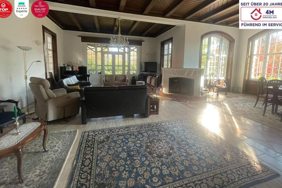 Verborgene Zeitreise: Historisches Anwesen im privaten Park mit sanftem Bachlauf, Haus-kauf, 1.290.000,€, 2434 Bruck an der Leitha