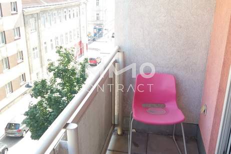 Brigittenau! Kompakte Zweizimmer-Balkonwohnung: Brigittagasse 13 - Top 21 - frei ab 1.8.26, Wohnung-miete, 819,50,€, 1200 Wien 22., Donaustadt