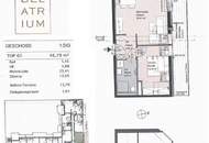 BEL ATRIUM- klimatisierte 2 Zimmer Wohnung - im Dachgeschoss - mit Terrasse