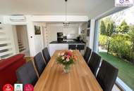 Moderne Designvilla mit Pool, Wintergarten, Kamin - Massivbau in Toplage mit perfekter Anbindung an die U6 (550 m) und Badner Bahn (350 m)