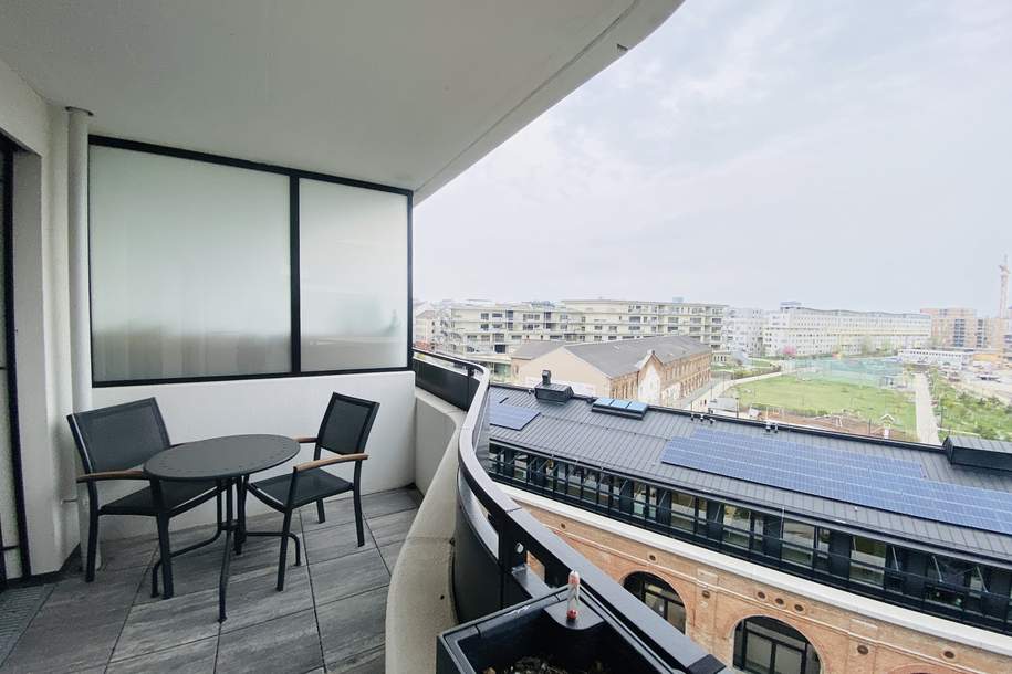 MODERNES WOHNEN - Möblierte 2-Zimmer Stadtwohnung mit Fernblick, Wohnung-miete, 1.231,61,€, 1100 Wien 10., Favoriten