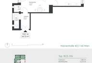 Das Hasner Palais – Sanierte 2-Zimmer Wohnung mit separater Wohnküche im 3. OG mit Lift! Ruhelage nahe U6 Thaliastraße und Brunnenmarkt!
