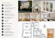 Provisionsfrei: Stilvoll sanierte 6-Zimmer-Altbauwohnung mit ca. 200 m² im Hietzinger Cottage
