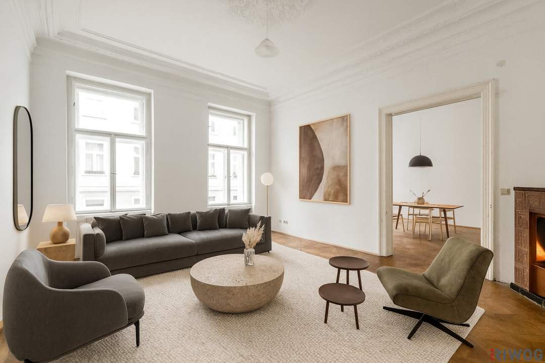 NÄHE 1. BEZIRK, DONAUKANAL UND AUGARTEN | Stilaltbauwohnung mit Potenzial | ca. 3,60 m Raumhöhe | Teils Hoflage | Rembrandtstraße