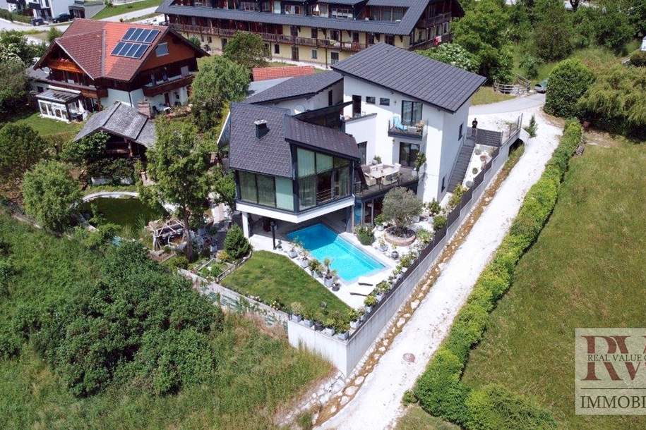 Viel Platz für die ganze Familie in großzügiger Architekten Villa mit herrlichem Blick auf den See, Haus-kauf, 3.499.000,€, 4864 Vöcklabruck