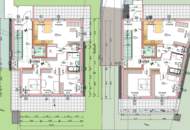 "Share Deal" Genehmigtes Projekt - 2 Häuser mit je 3 Wohnungen + TG