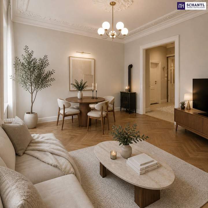 Ein kleiner Altbau mit großem Zukunftsplan! Sanierungsbedürftige Altbauwohnung mit toller Raumaufteilung + Traumhaft schönes Haus + Perfekte Infrastruktur und Anbindung! Jetzt zugreifen!