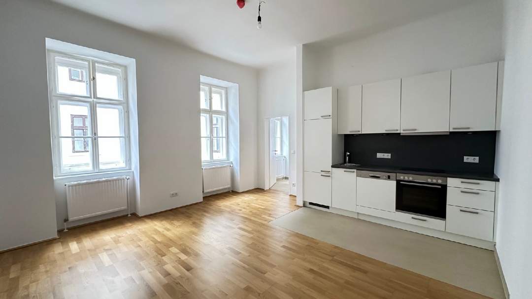 Raum zum Wohlfühlen: 2 Zimmer mit großzügiger Wohnküche nahe der Mariahilfer Straße |