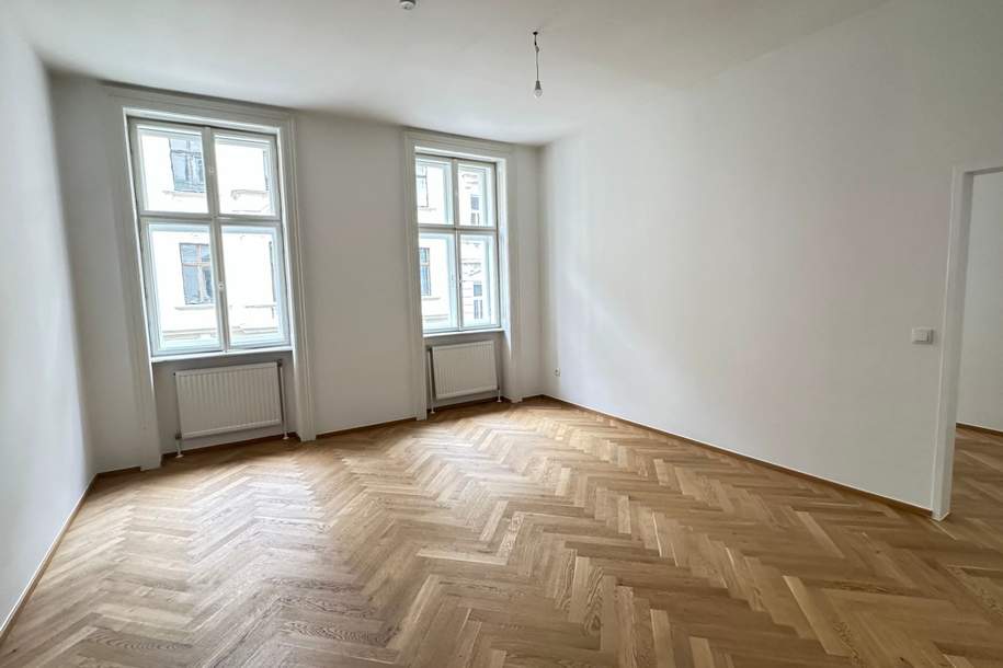 Altbau nahe der Mariahilfer Straße: 57 m² mit 2 Zimmern und separater Küche, Wohnung-kauf, 459.000,€, 1060 Wien 6., Mariahilf