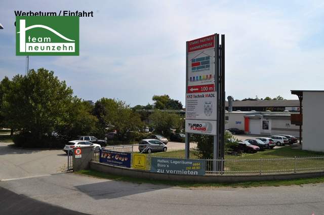 Auffällige und weit sichtbare Werbefläche auf Werbeturm direkt an der Burgenland Straße - Industriegelände Donnerskirchen. - WOHNTRAUM