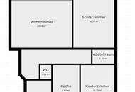 Optimal geschnittene 3-Zimmer-Wohnung
