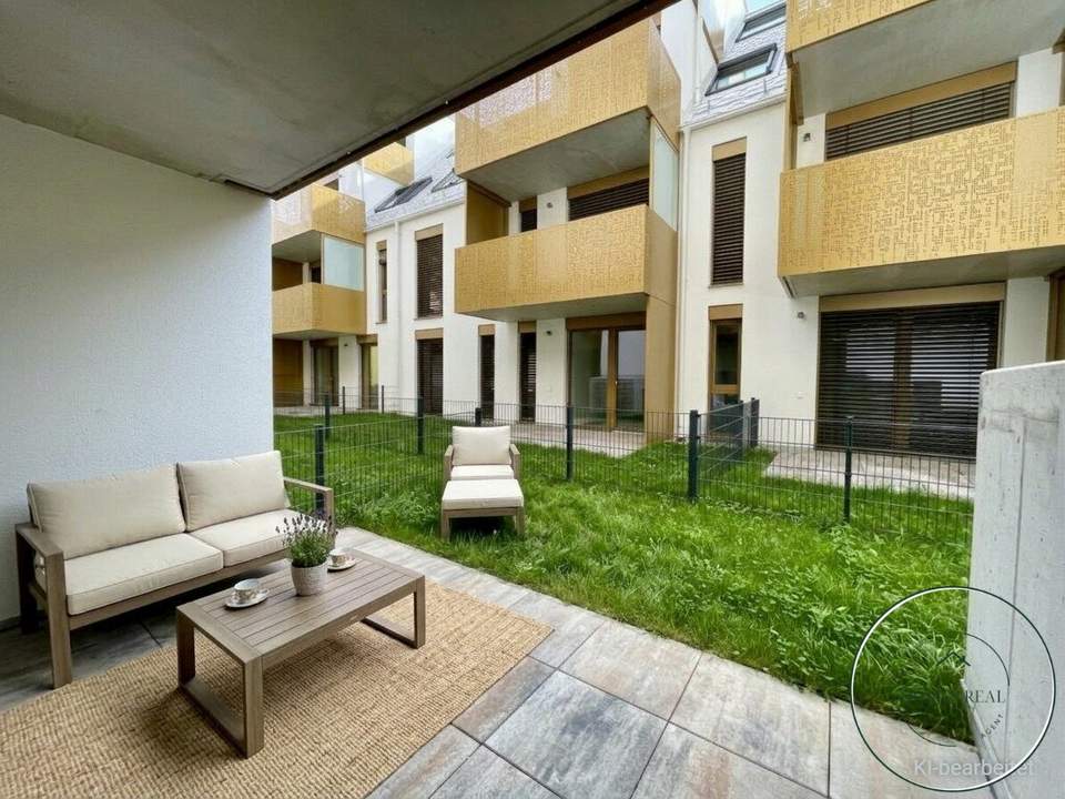 Zwei Gärten, zwei Bäder & U1-Nähe: hochwertiger 3-Zimmer Neubau in Kagran