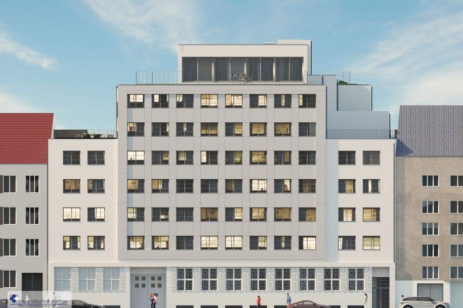 Erstbezug! 2-Zimmer-Wohnung nach einer umfassenden Renovierung des Hauses, Wohnung-kauf, 589.000,€, 1210 Wien 21., Floridsdorf