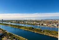 Neue Donau: 37. Etage - Studio mit Gym, Pool, Lounges, Billa im Haus