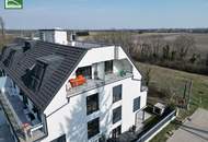 Moderne Dachgeschosswohnung mit Loggia und großer Dachterrasse in Grünlage