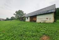 GROSSES GRUNDSTÜCK MIT SCHUPPEN